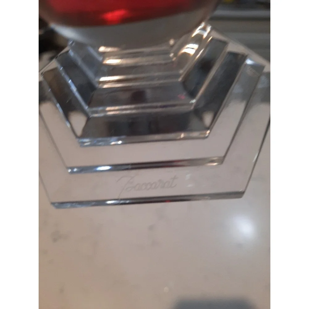 Baccarat vase has